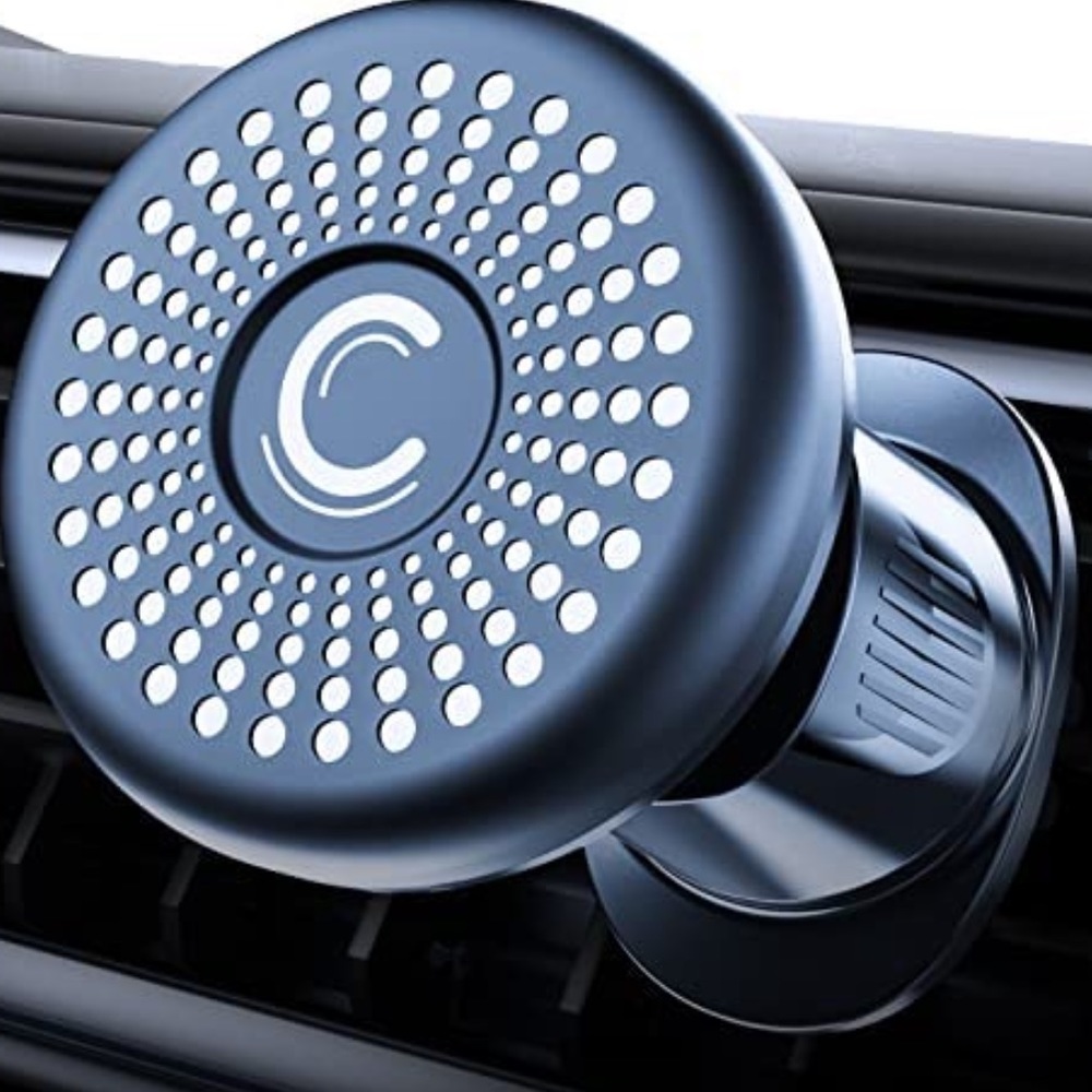 Military-Grade Magnetic Vent Hook Phone Holder for Car